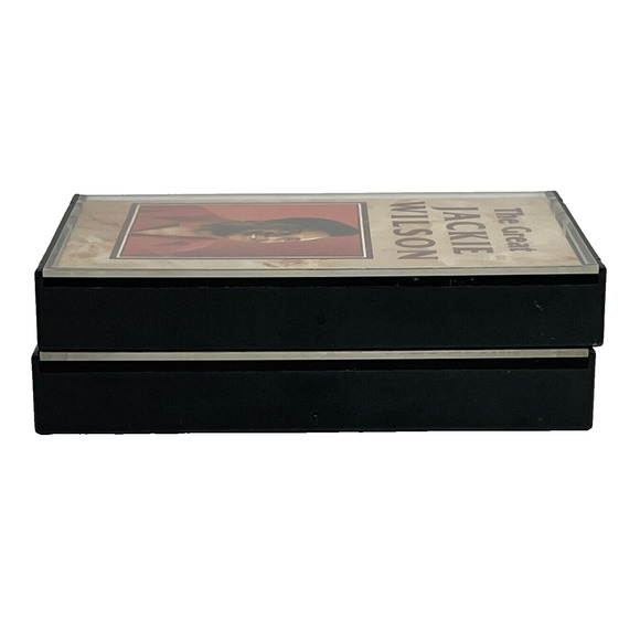 The Great Jackie Wilson-1989 Two Cassette Lot Teledisc USA MTD 17 Funk Blues - Picture 6 of 9